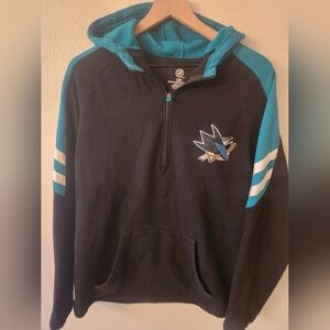 NHL San Jose Sharks Hockey Hoodie Mens sz Large